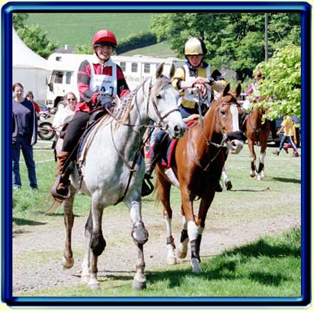 Jane James and Nicky Sherry at the Golden Horseshoe 1998